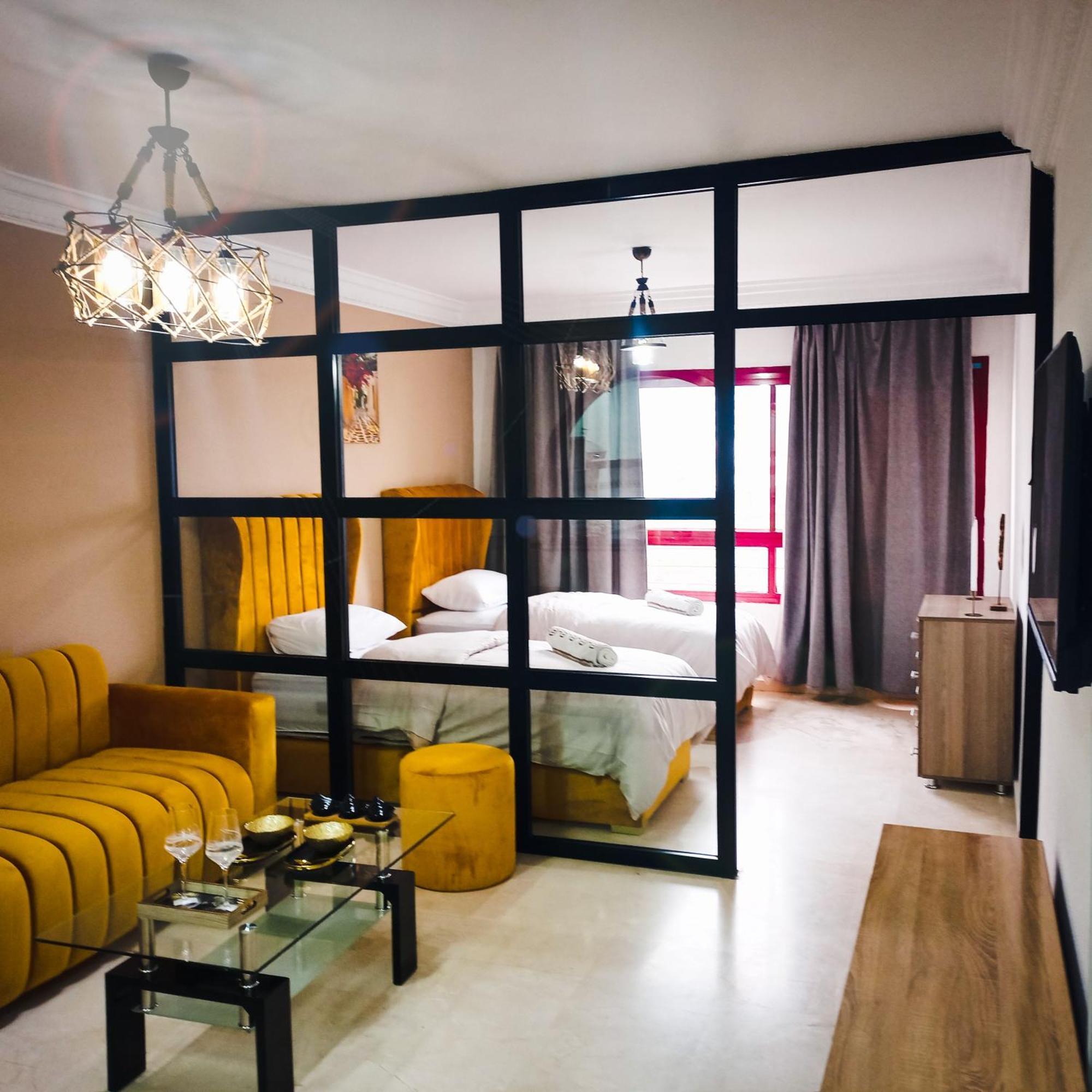 Nouveau Appartement Au Plein Centre Ville En Face Hilton & La Gare De Train Tgv M2 탕헤르 외부 사진